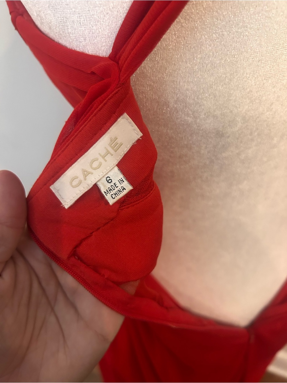 Cache Red Cutout Maxi Dress - Picture 6 of 6